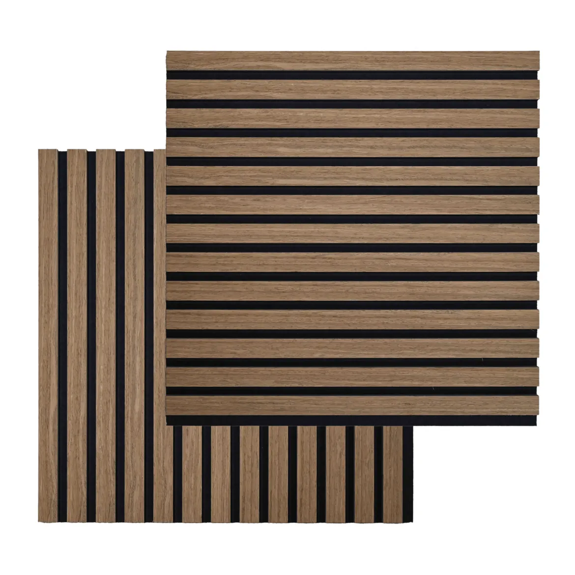 Akustikpanel i røget egetræsfiner 520x520x18 mm
