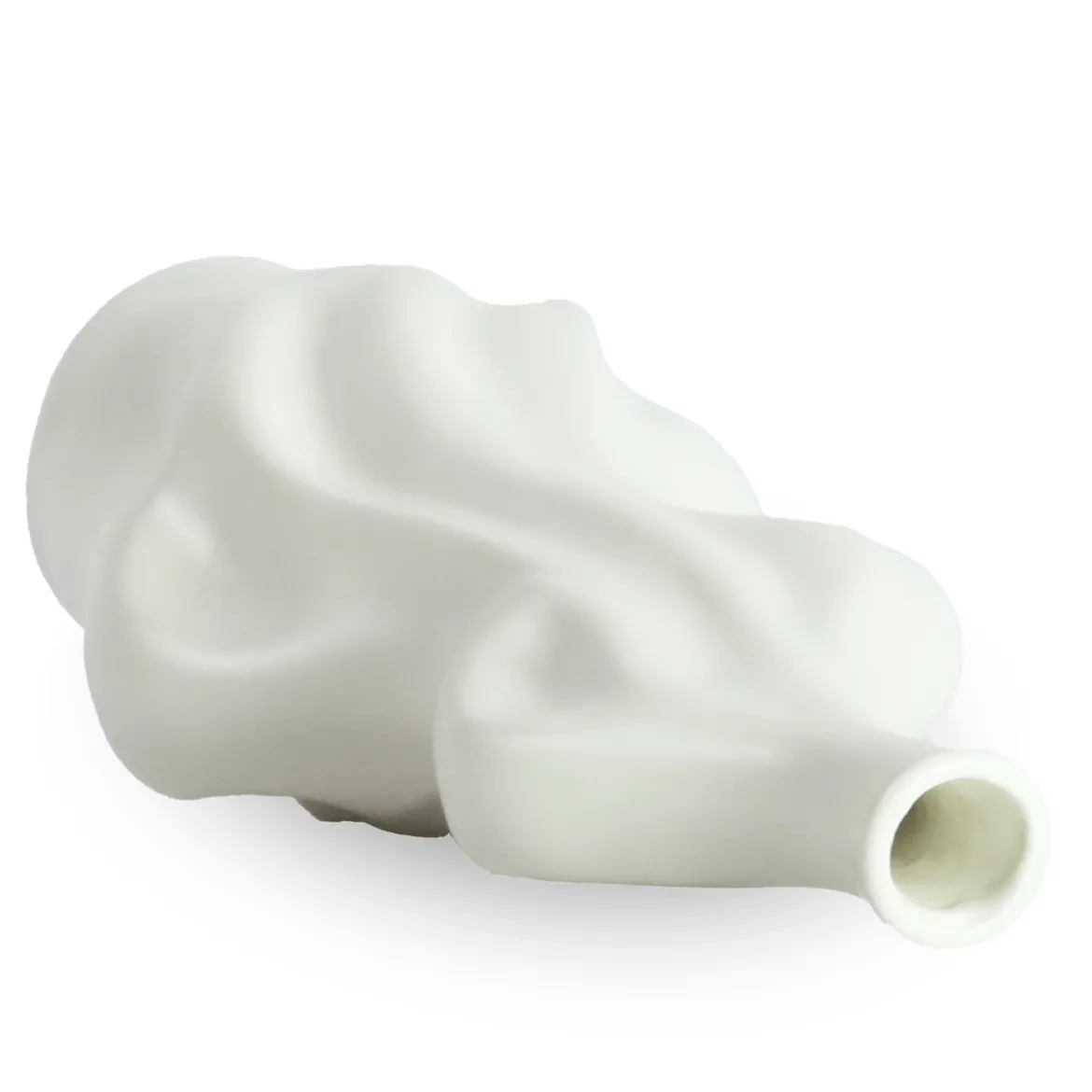 Alva keramik vase hvid 25 cm