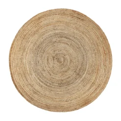 Arthur rundt tæppe - Jute Ø90 cm