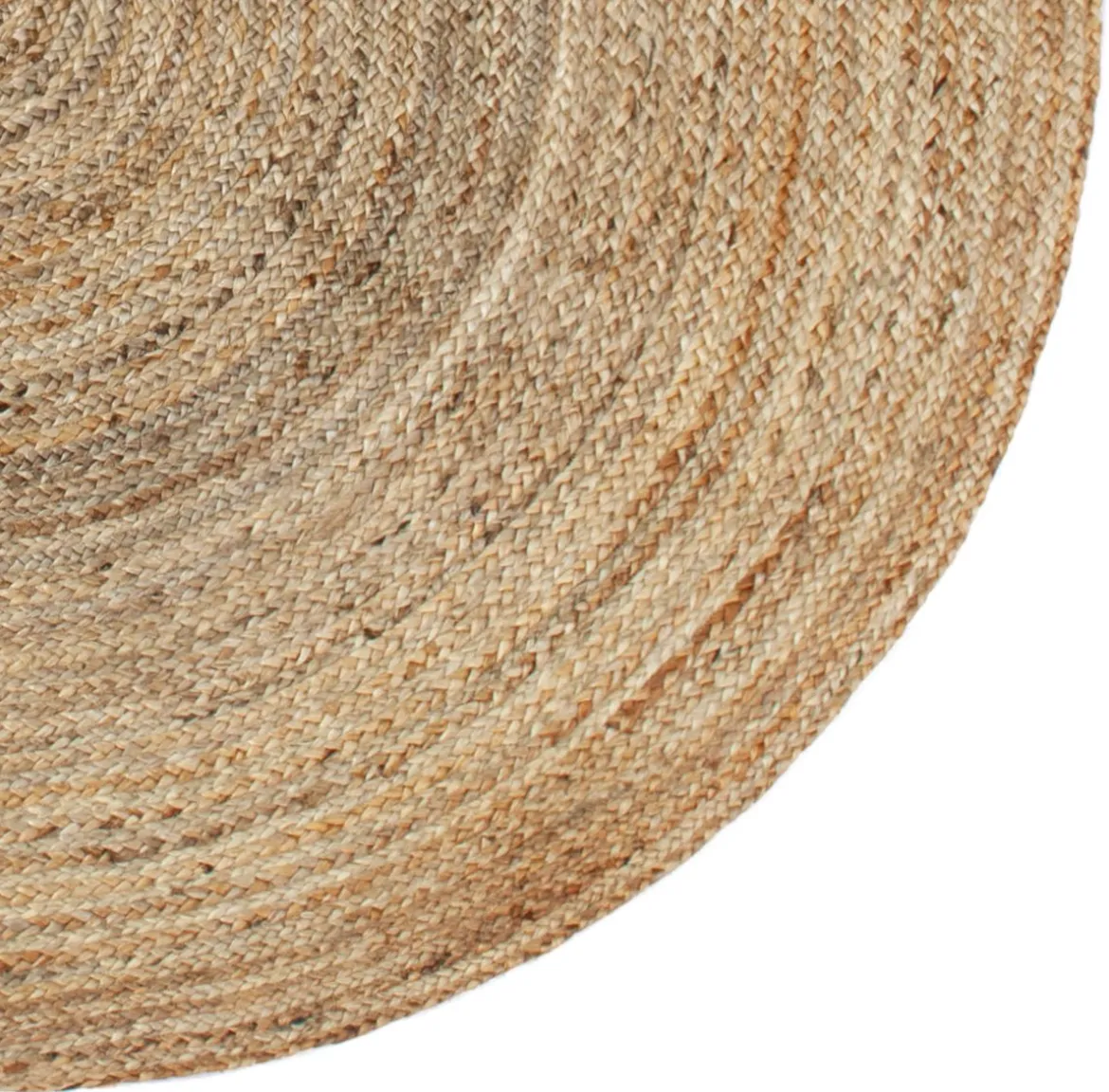 Arthur rundt tæppe - Jute Ø90 cm