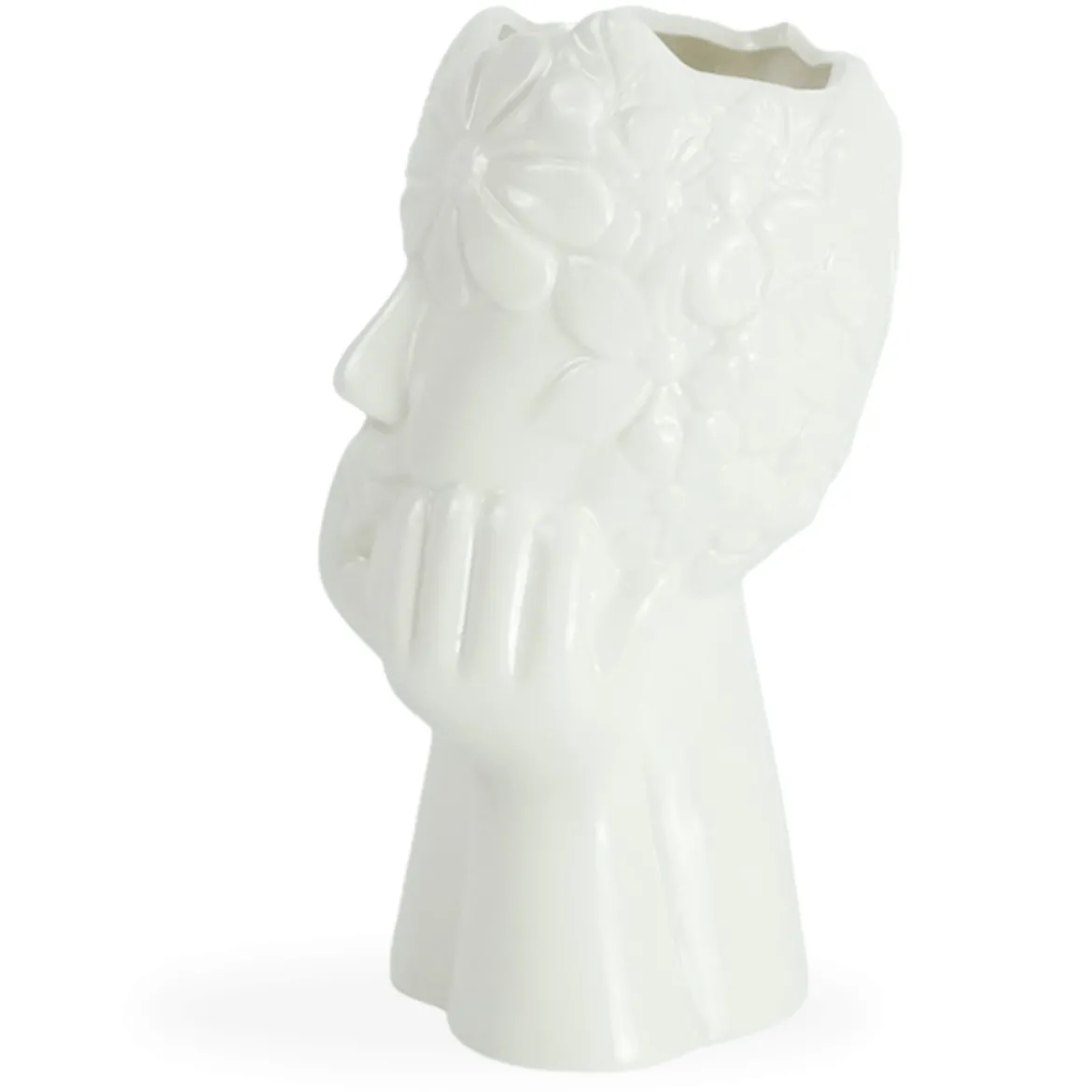 Asti keramik vase i hvid 19,8 cm