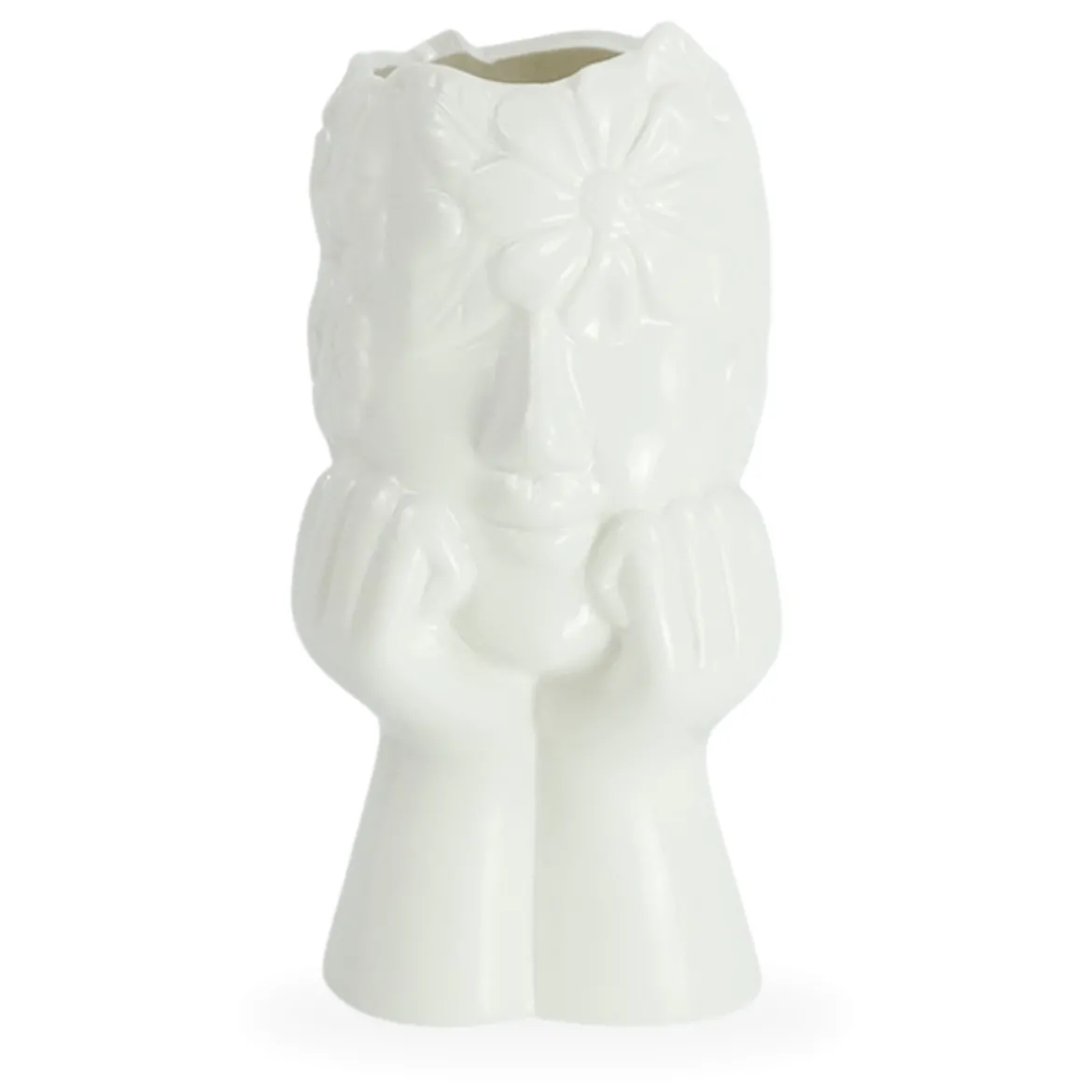 Asti keramik vase i hvid 19,8 cm