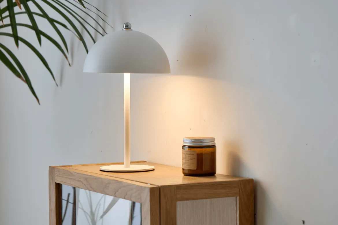 Bloom bordlampe Hvid
