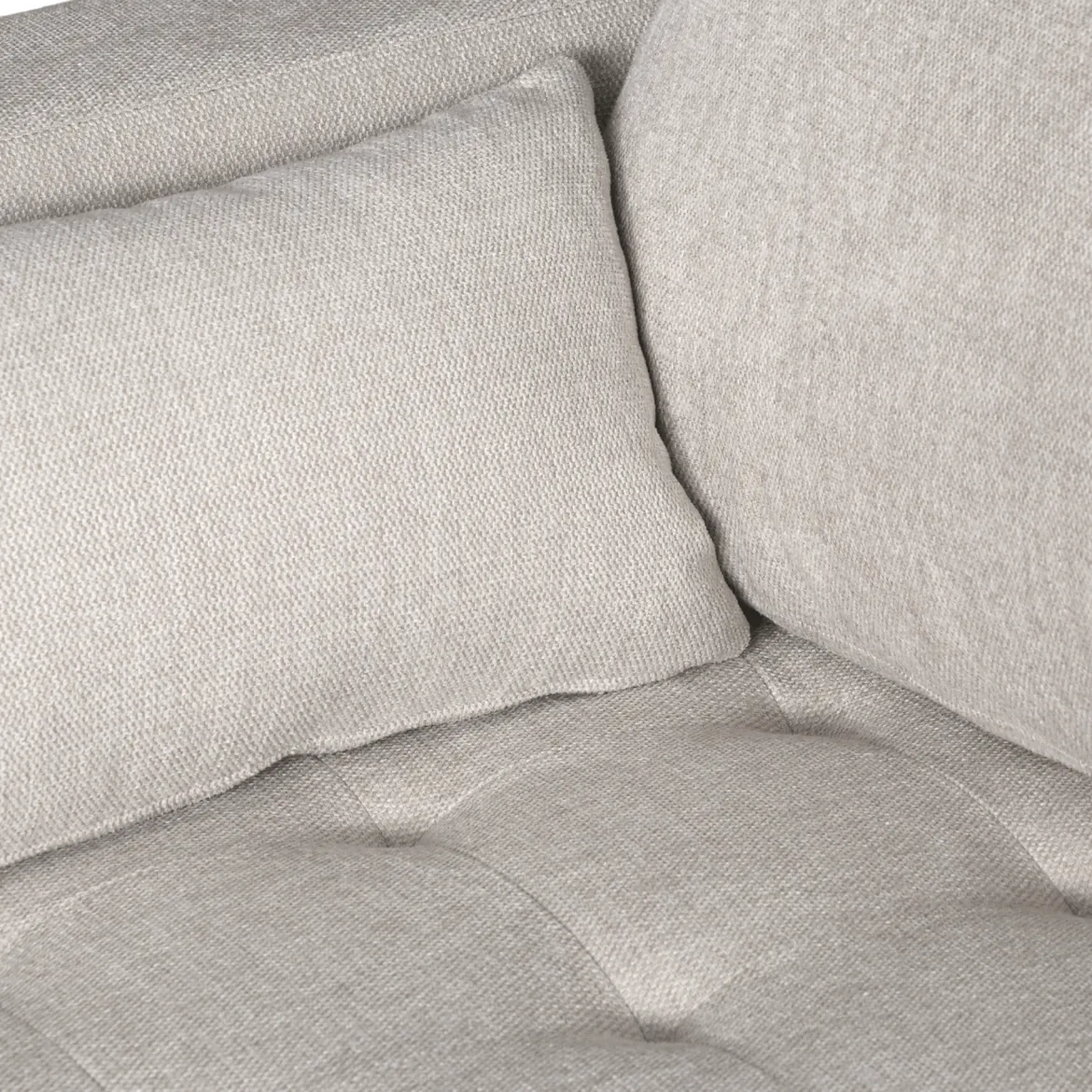 Brandy - Højrevendt og venstrevendt vendbar chaiselong sofa beige - L: 290 x D: 96 x H: 80 cm