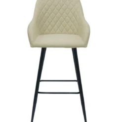 Carlo barstol - beige med armlæn 65 cm
