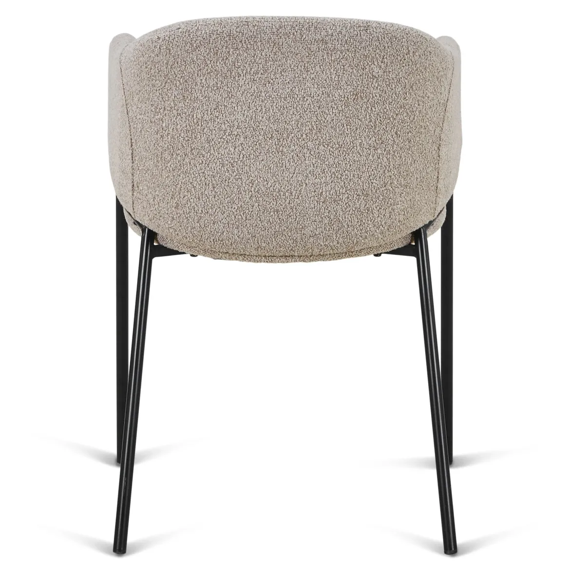 Carolina spisebordsstol i beige boucle