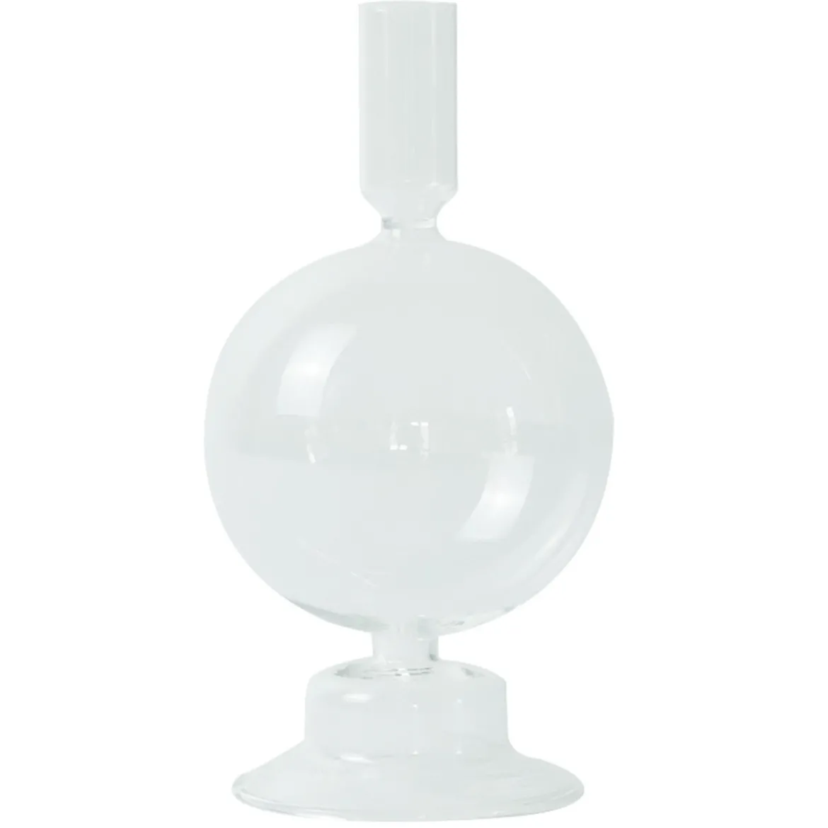 Effi glas lysestage klar 20 cm