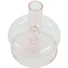 Elly glas lysestage lyserød 12 cm