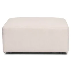 Emilia puf i beige L: 79 X D: 79 X H: 39 cm
