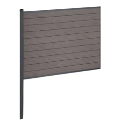 Finley komposithegn midtermodul - H: 150 x L: 185 cm - Brun