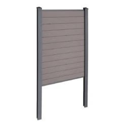 Finley komposithegn startmodul - H: 180 x L: 95 cm - Brun