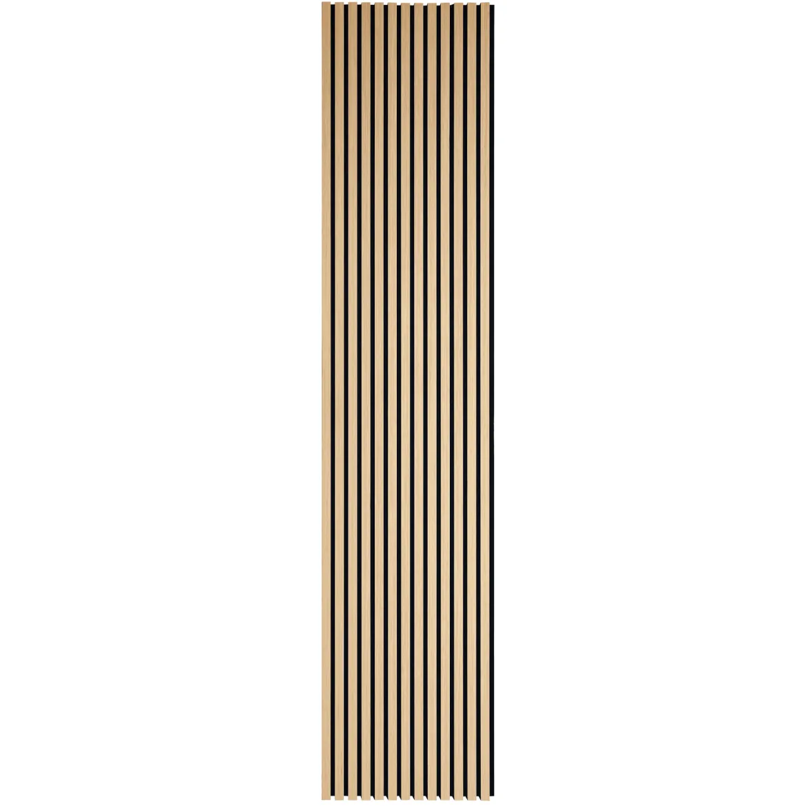 Fleksibel akustikpanel i egetræsfiner 2600x520x18 mm