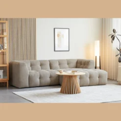 Fleksibel akustikpanel i egetræsfiner 2400x520x18 mm