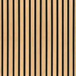 Fleksibel akustikpanel i egetræsfiner 2400x520x18 mm
