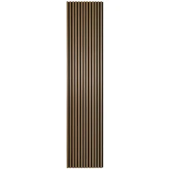 Fleksibel akustikpanel i røget egetræsfiner 2600x520x18 mm