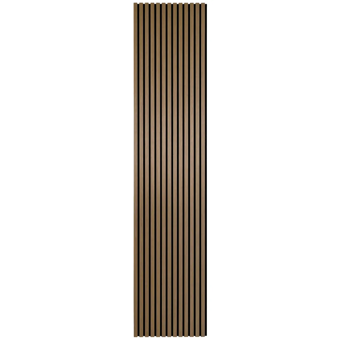 Fleksibel akustikpanel i røget egetræsfiner 2600x520x18 mm