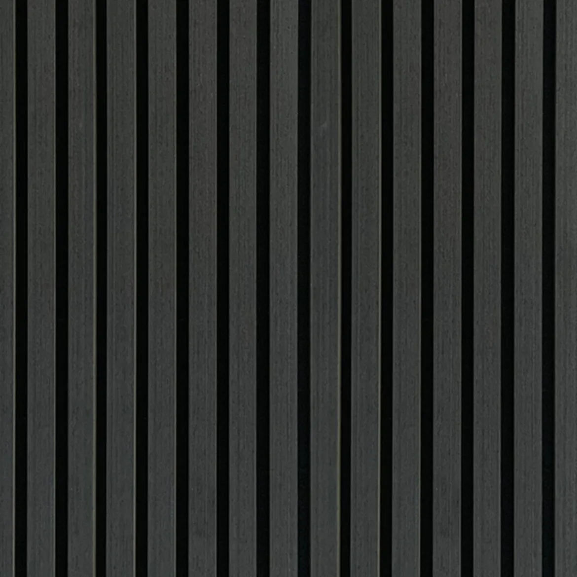 Fleksibel akustikpanel i sort egetræsfiner 1200x520x18 mm