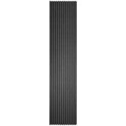 Fleksibel akustikpanel i sort egetræsfiner 2400x520x18 mm