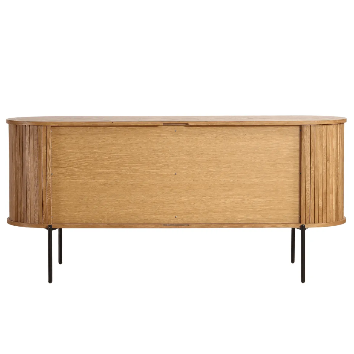 Florence jalousi skab med lameller i eg 160x45x75 cm