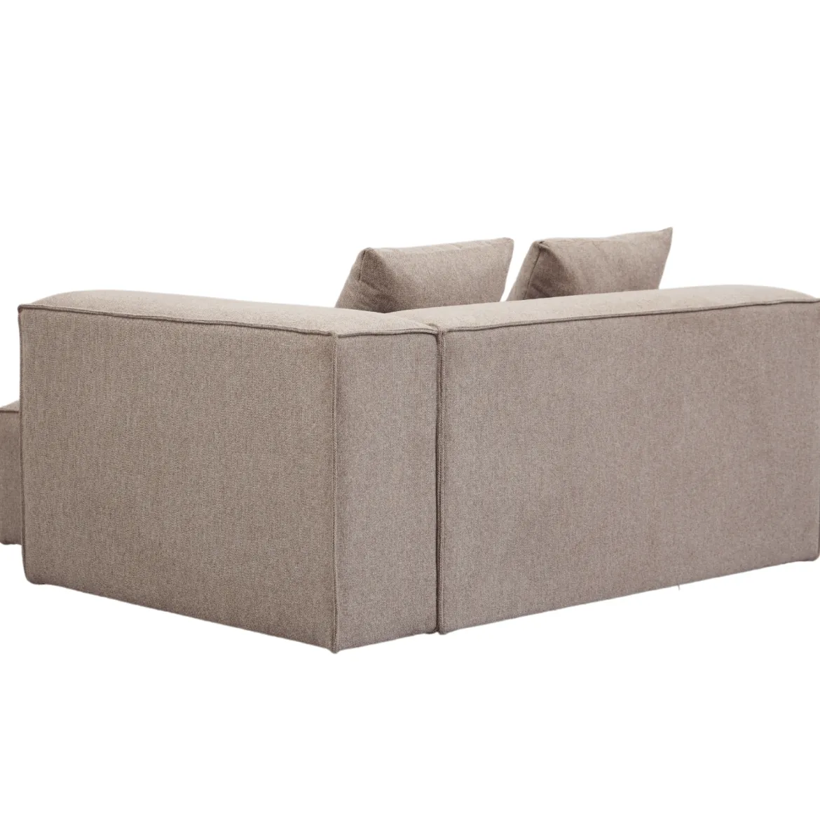 Hailey højre chaiselong modul i sand L: 147 X D: 148 X H: 65 cm