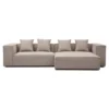 Hailey - Højrevendt chaiselong modulsofa i sand med 2 moduler L: 294 X D: 148 X H: 65 cm