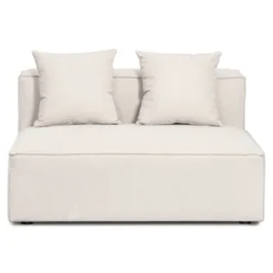 Hailey - Hjørnesofa modulsofa i beige med 4 moduler (Opstilling 2) L: 368 X D: 247 X H: 65 Cm