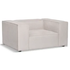 Hailey lænestol i beige L: 136 X D: 100 X H: 64 Cm