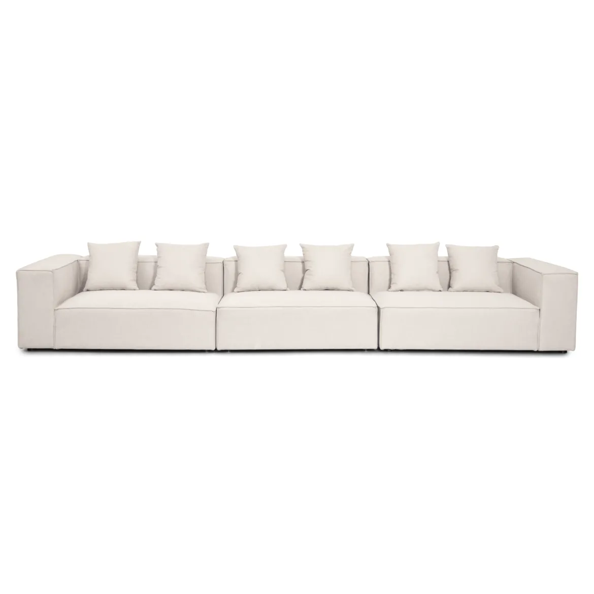 Hailey - Modulsofa I Beige Med 3 Moduler L: 415 X D: 100 X H: 65 cm