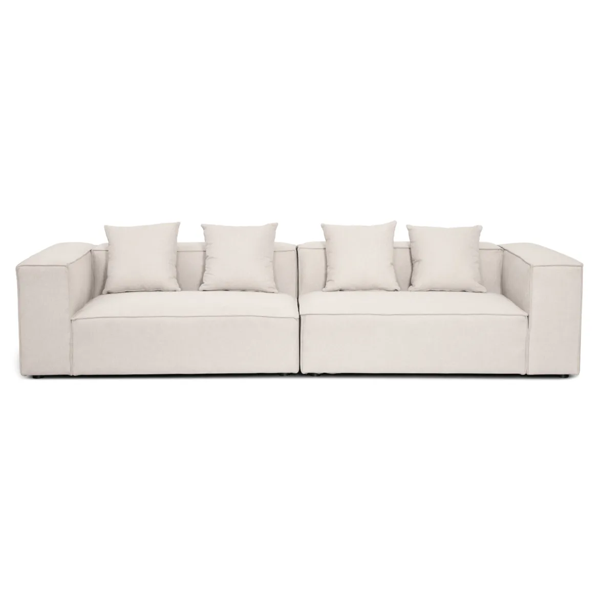 Hailey - Modulsofa I Beige Med 2 Moduler L: 294 X D: 100 X H: 65 cm