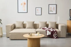 Hailey - Modulsofa I sand Med 3 Moduler L: 415 X D: 100 X H: 65 cm