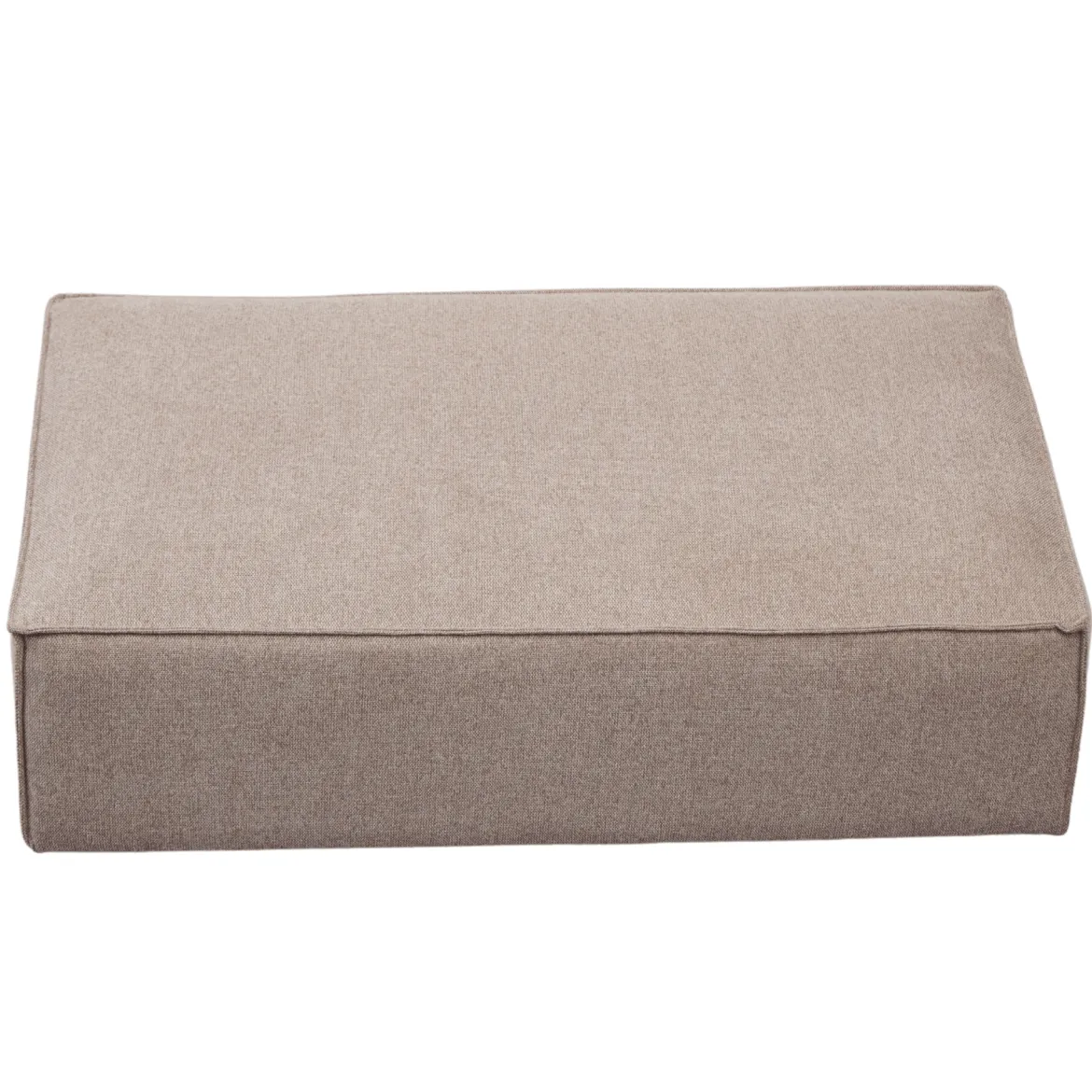 Hailey puf i sand 121 x 74 cm