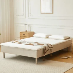 Henry hvid topmadras i PU-skum 140x200x4 cm