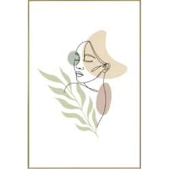 Ibi billedramme 60x90 cm guld
