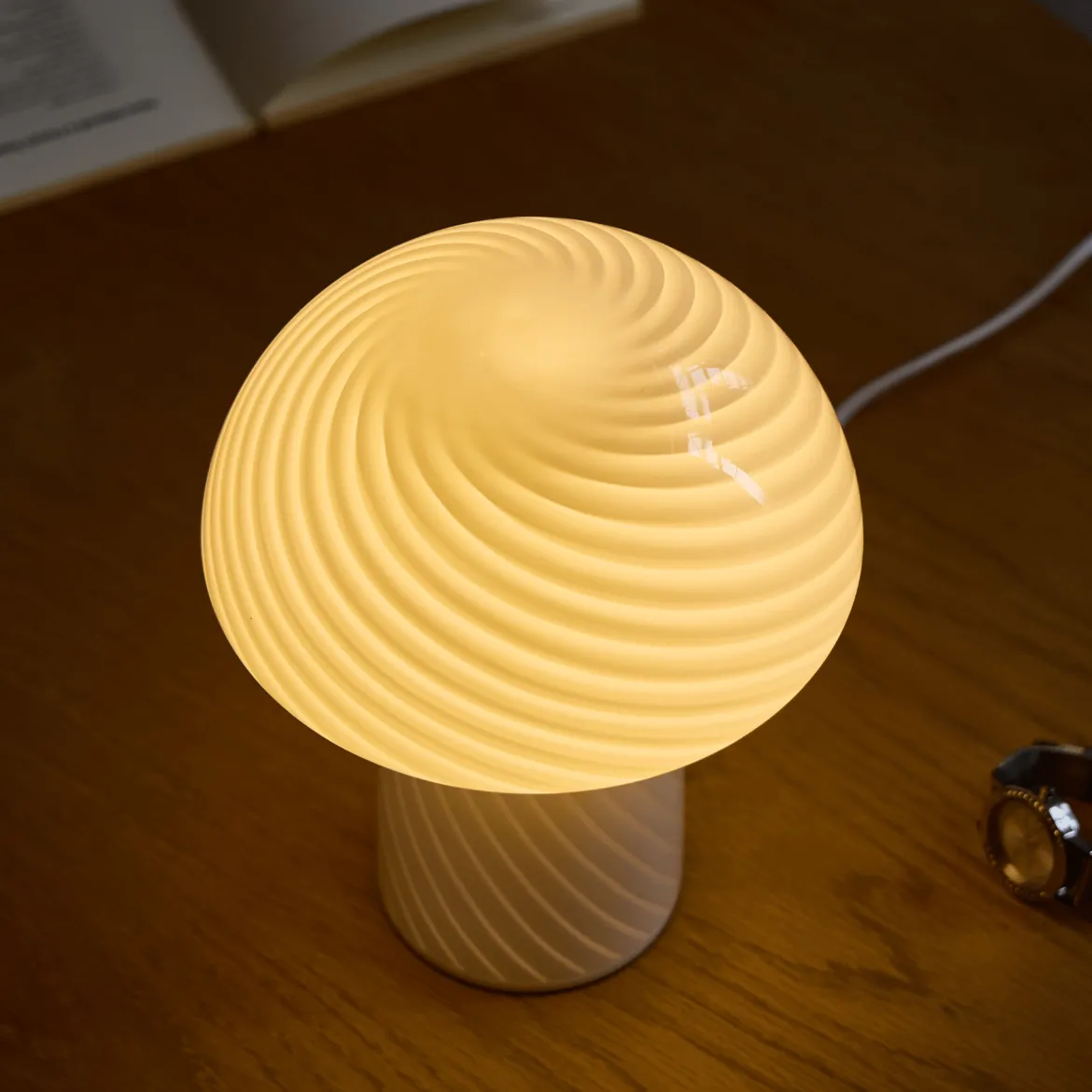 Ida Mushroom LED lampe hvid 24 cm