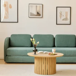 Katarina foldbar sovesofa grøn L: 217 x D: 77/145 x H: 75 cm