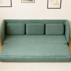 Katarina foldbar sovesofa grøn L: 217 x D: 77/145 x H: 75 cm