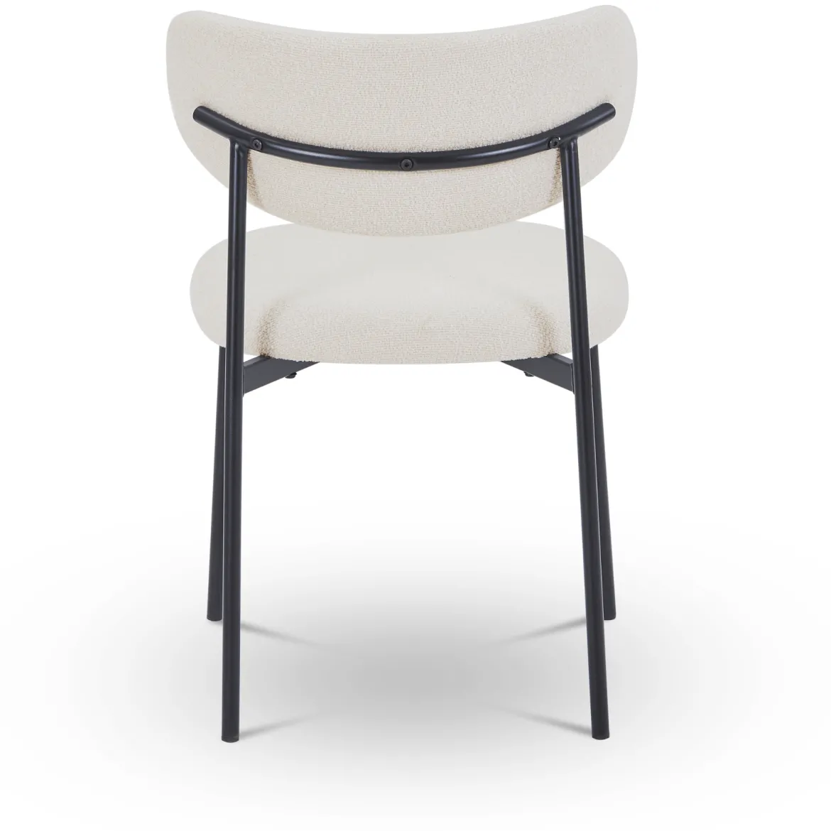 Lucinda Spisebordsstol - hvid boucle
