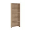 Maddie reol med 5 hylder i eg 175,5x66x25,5 cm