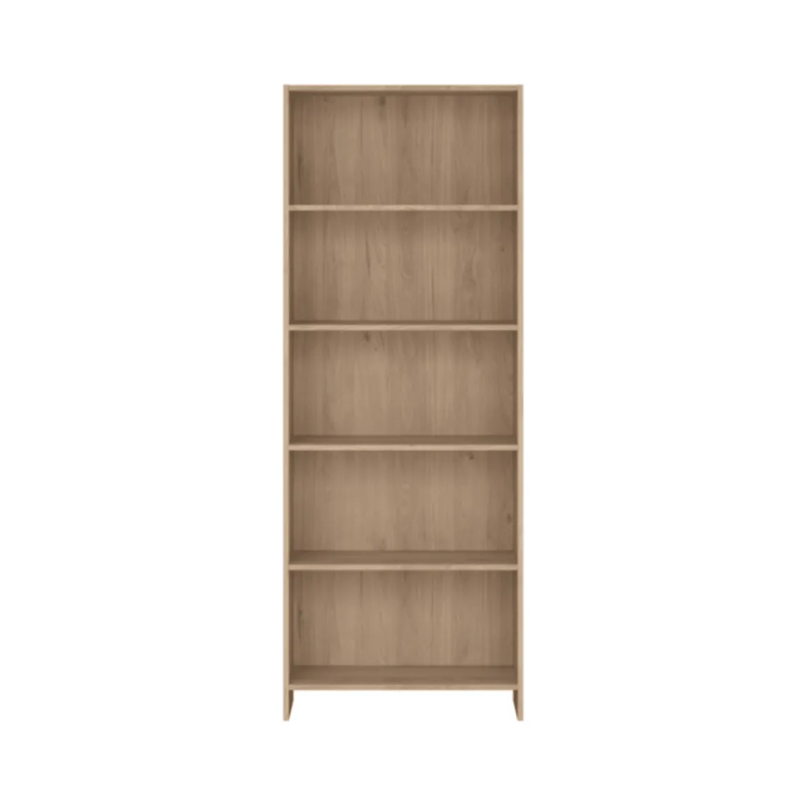 Maddie reol med 5 hylder i eg 175,5x66x25,5 cm