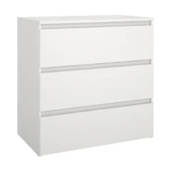 Maise kommode H:70 x B:70 x D:41 cm med 3 skuffer i hvid