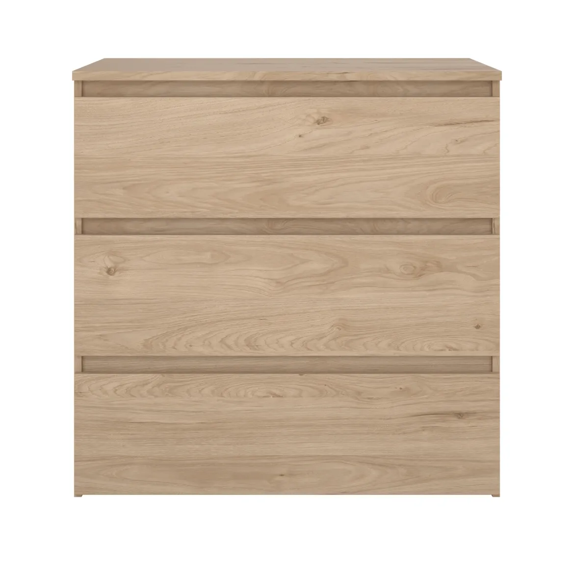 Maise kommode H:70 x B:70 x D:41 cm med 3 skuffer i egelook