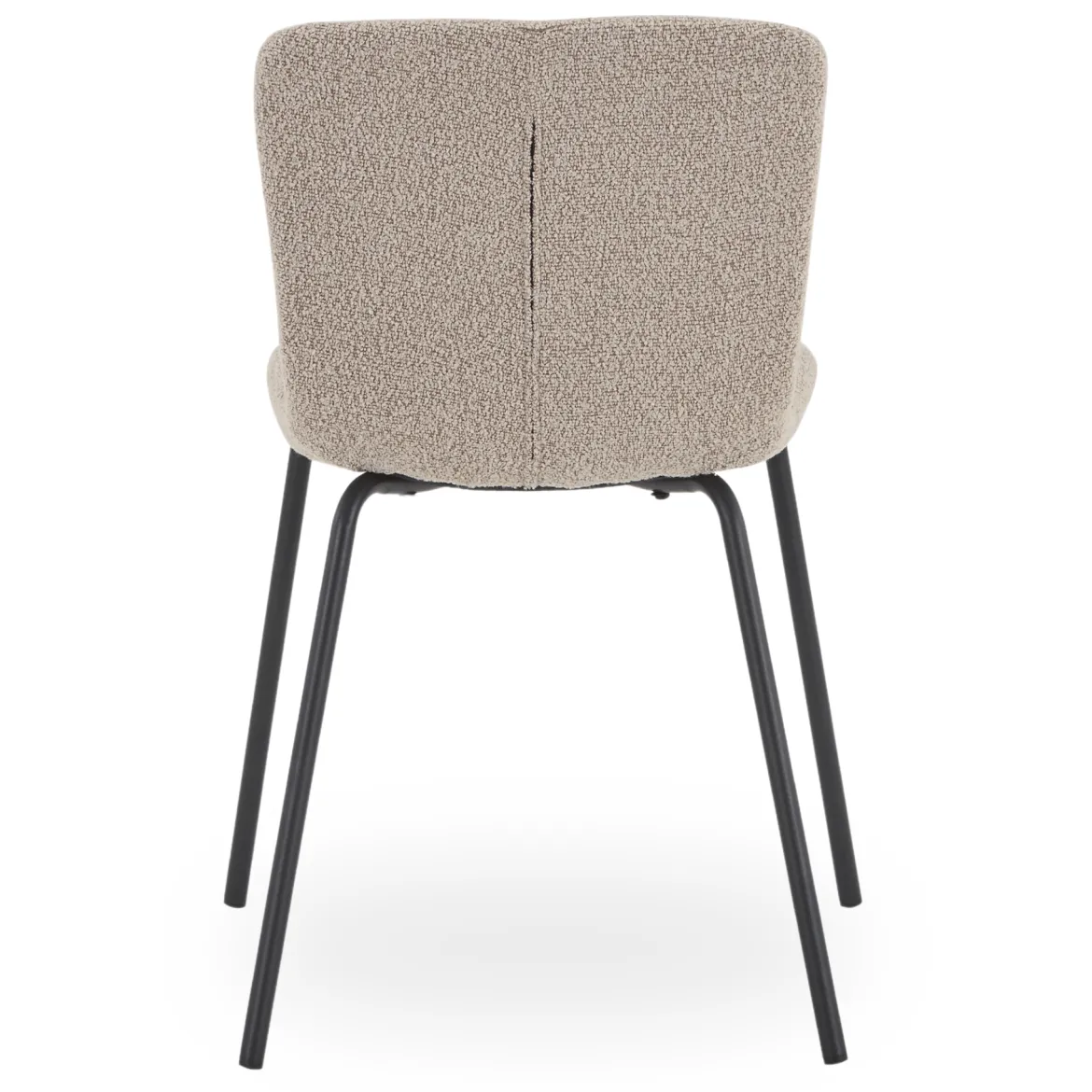 Miley spisebordsstol i beige boucle