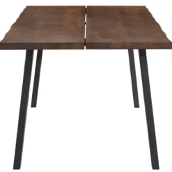 Molly plankebord - 200x95 cm - i smoked eg med A-ben - (Forberedt til tillægsplader)