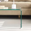 Nicole glas sofabord 95x45x35 cm