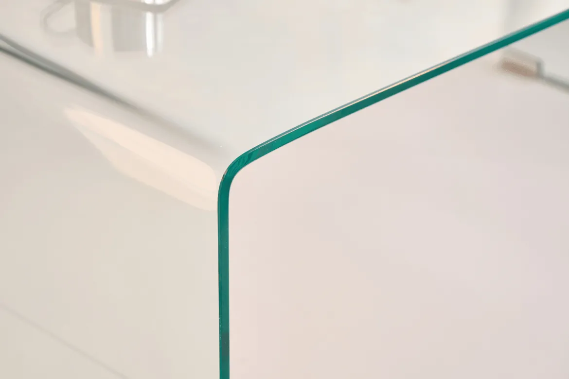 Nicole glas sofabord 95x45x35 cm