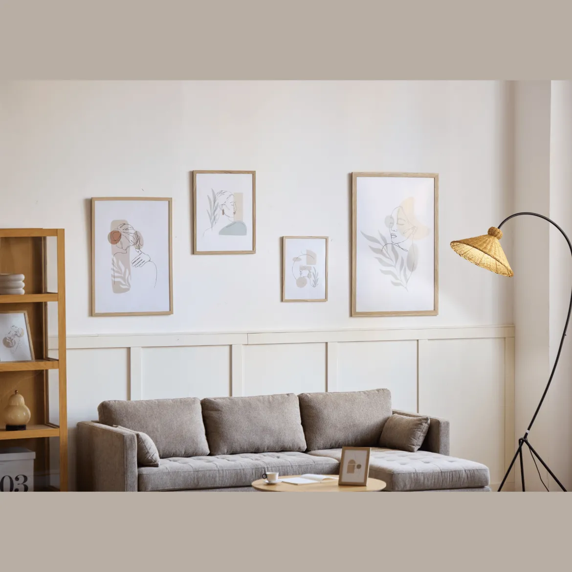 Paloma billedramme 60x90 cm træ