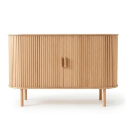 Penelope skænk med jalousilåger i eg - 120x40x78 cm