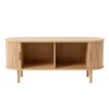 Penelope TV-bord med jalousilåger i eg - 120x40x48 cm