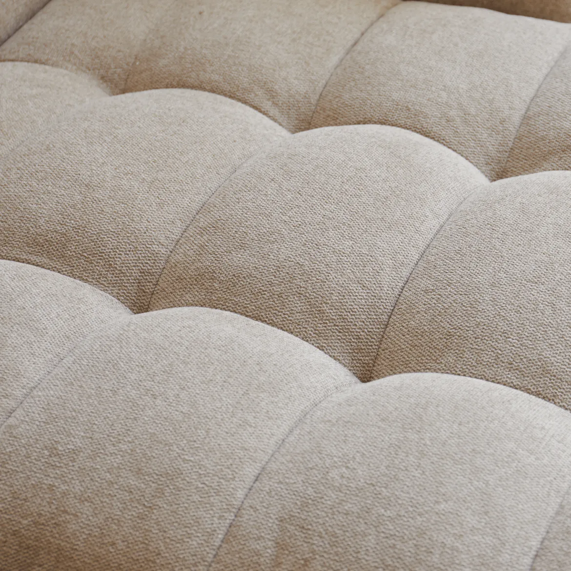 Poppy chaiselong bubble sofa sand - venstrevendt