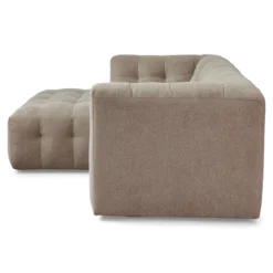 Poppy chaiselong bubble sofa sand - venstrevendt